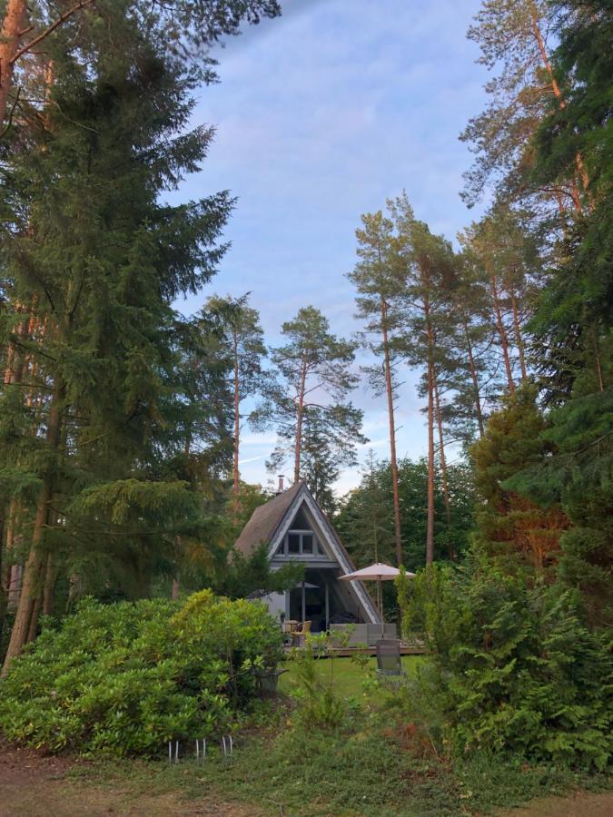 Ferienhaus Reetdach 1300Qm Privatgrundstueck Bootssteg Sauna Templin Luebbesee Uckermark Erholung Pur Seenplatte Petersdorf  Buitenkant foto