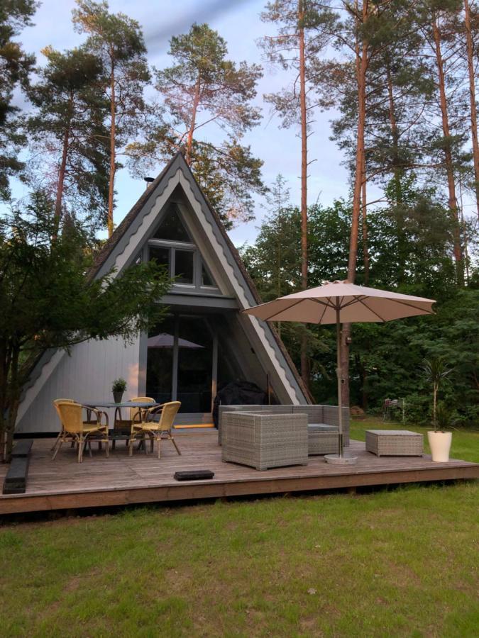 Ferienhaus Reetdach 1300Qm Privatgrundstueck Bootssteg Sauna Templin Luebbesee Uckermark Erholung Pur Seenplatte Petersdorf  Buitenkant foto