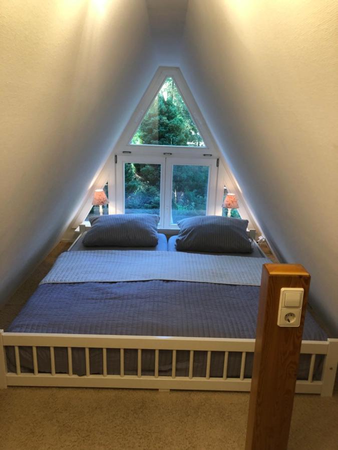 Ferienhaus Reetdach 1300Qm Privatgrundstueck Bootssteg Sauna Templin Luebbesee Uckermark Erholung Pur Seenplatte Petersdorf  Buitenkant foto